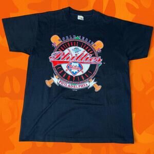 Vintage 1993 Philadelphia Phillies National League Champions World Series Tshirt